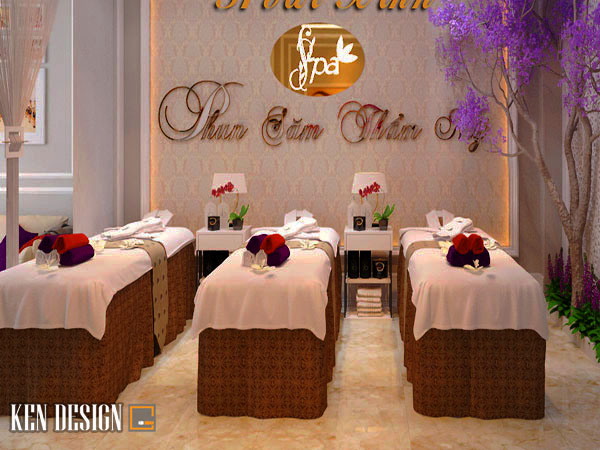 thi công spa nhỏ tiết kiệm
